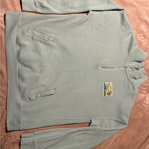 Ron Jon Light Blue Quarter-Zip Sweatshirt